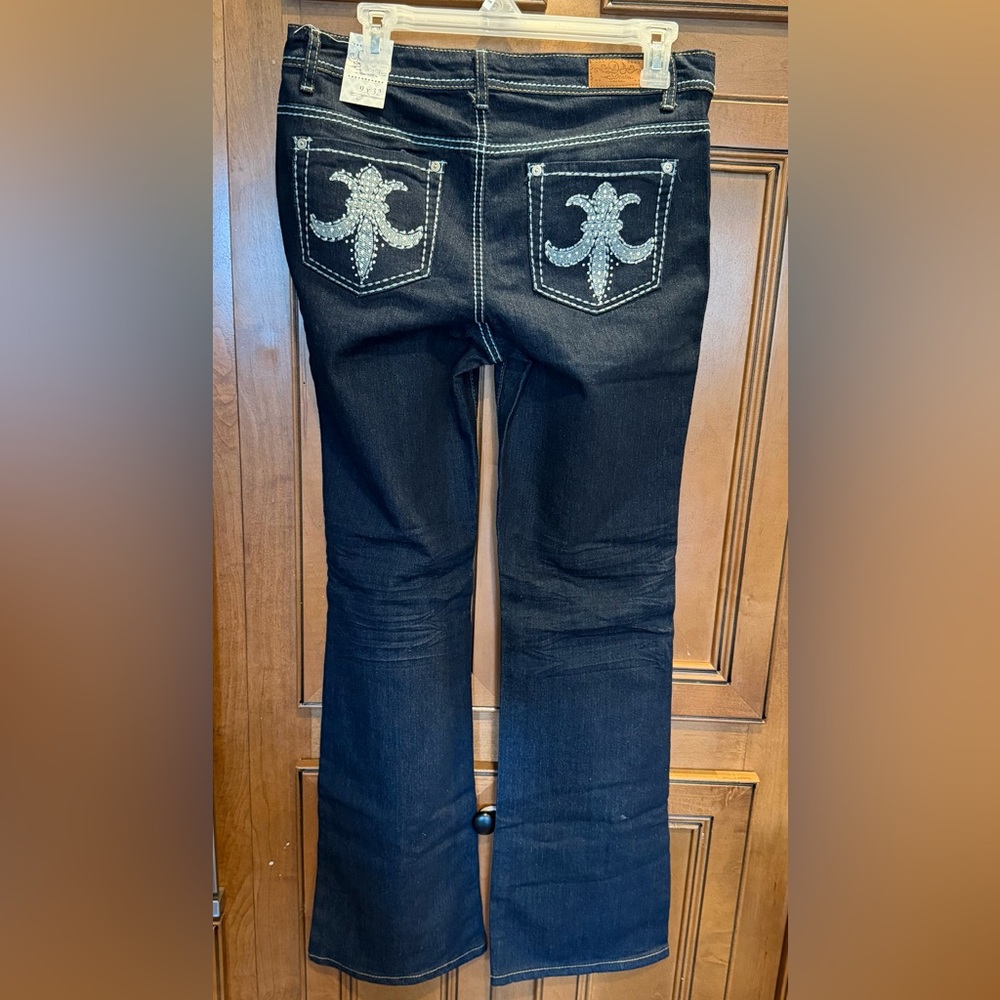 Elegant Black Boot Cut Women's Jeans